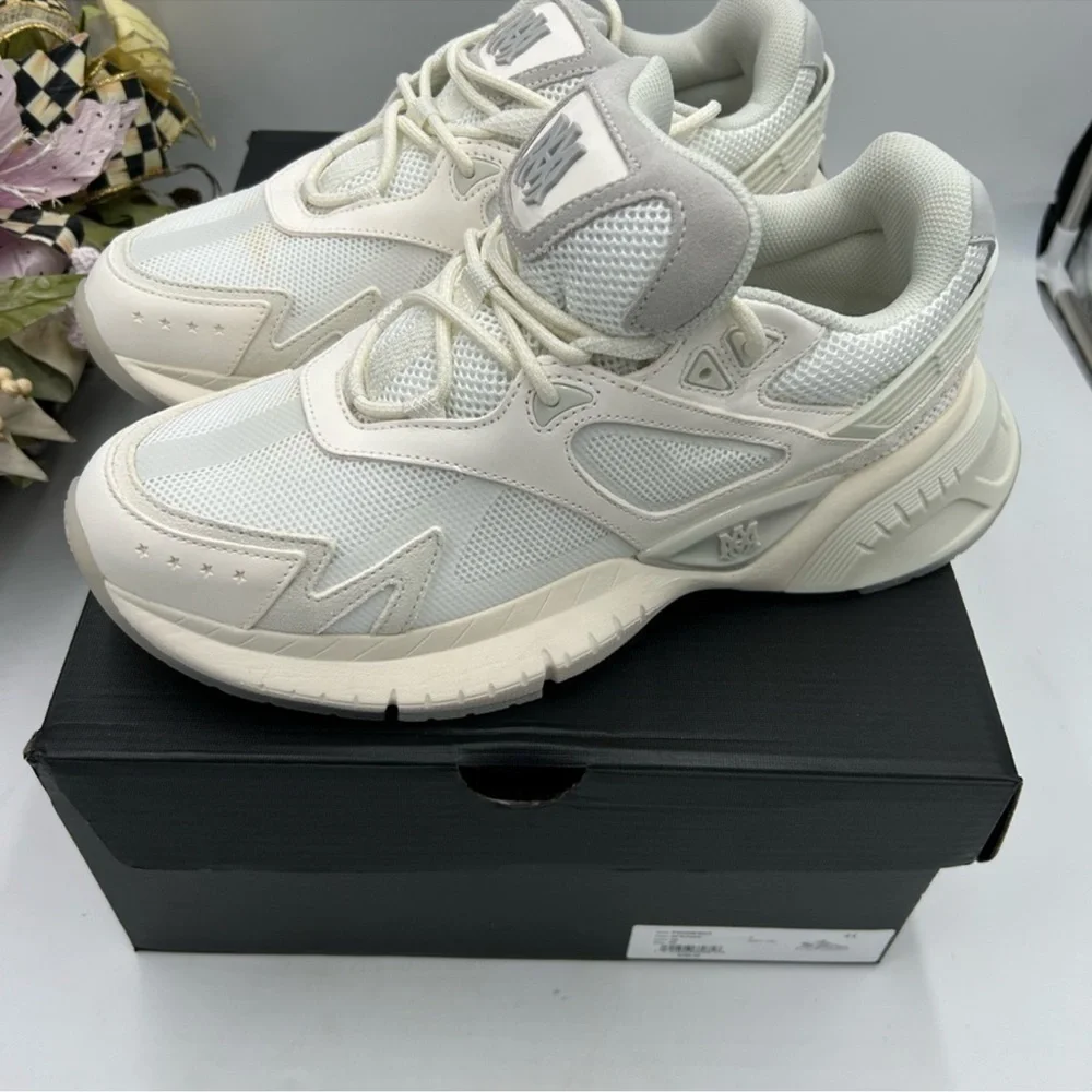 Men’s Gucci Amiri leather/mesh sneakers size 11